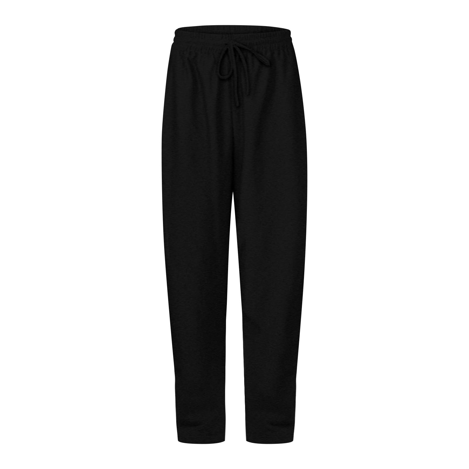 Women's High Waist Fleece Sweatpants - Baggy Wide Leg Joggers with Pockets, Lightweight Comfy Drawstring Lounge Pants for Yoga, Running & Casual Wear