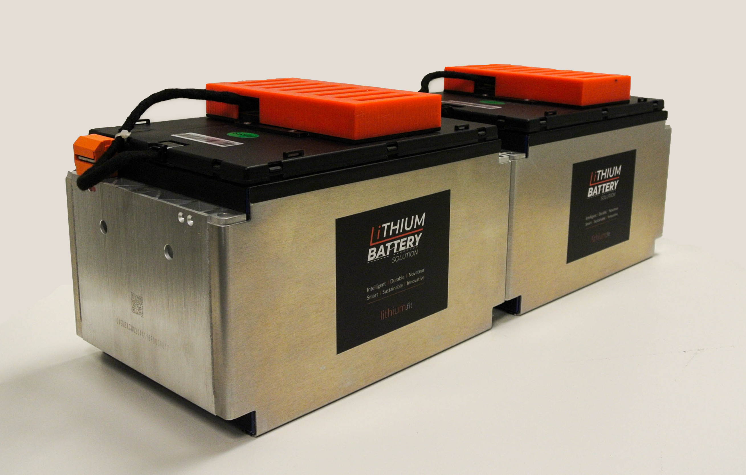 200Ah LiFePO4 Lithium Battery (2X LBS 200) with External BMS - Commercial & Industrial Deep Cycle Battery for Solar, RV, Marine & Off-Grid Power Systems