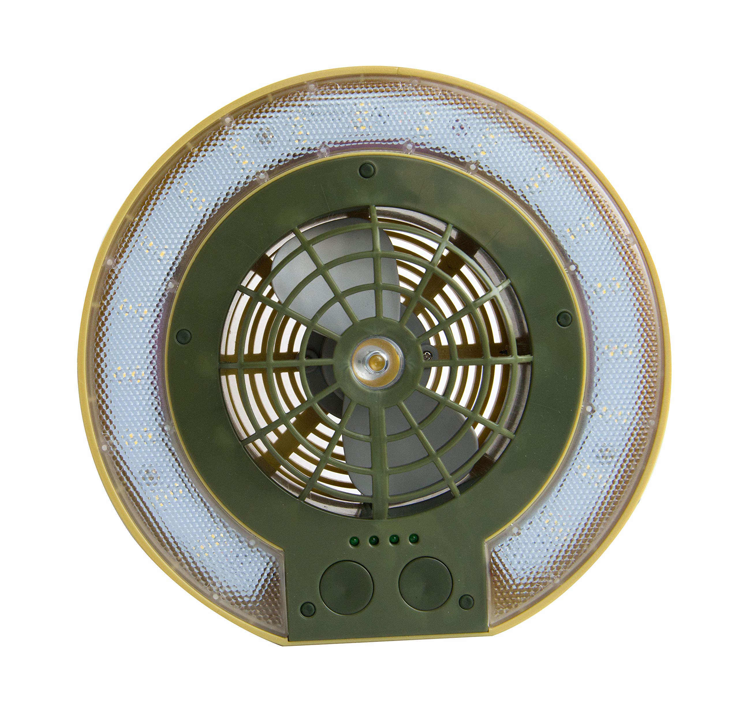 USB Disk Fan with LED Light - Portable Cooling Fan for Office, Home, and Camping Tent | Perfect for Work, Study & Relaxation