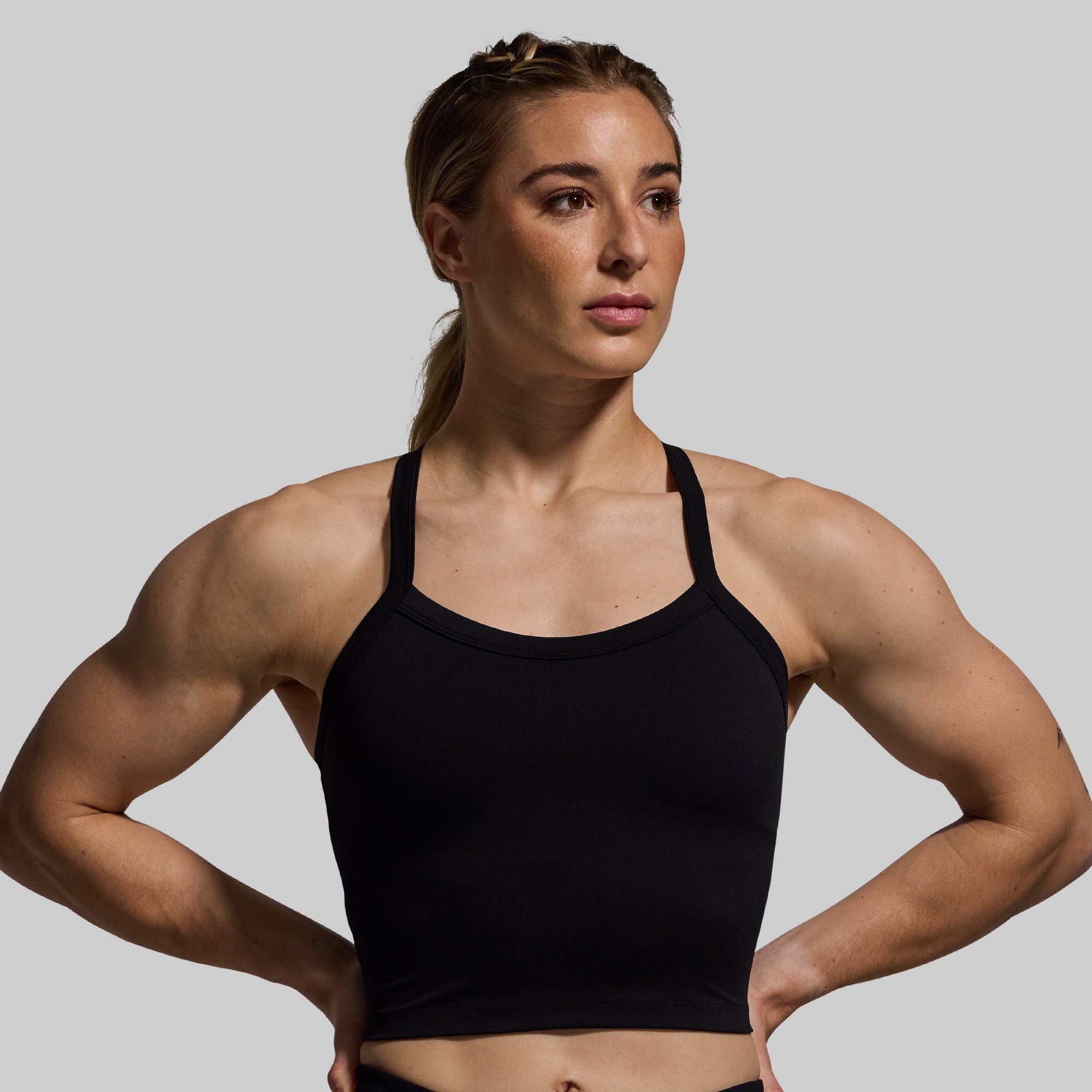 Best High Support Sports Bra for Women - Black - Perfect for Running, Yoga & Gym Workouts