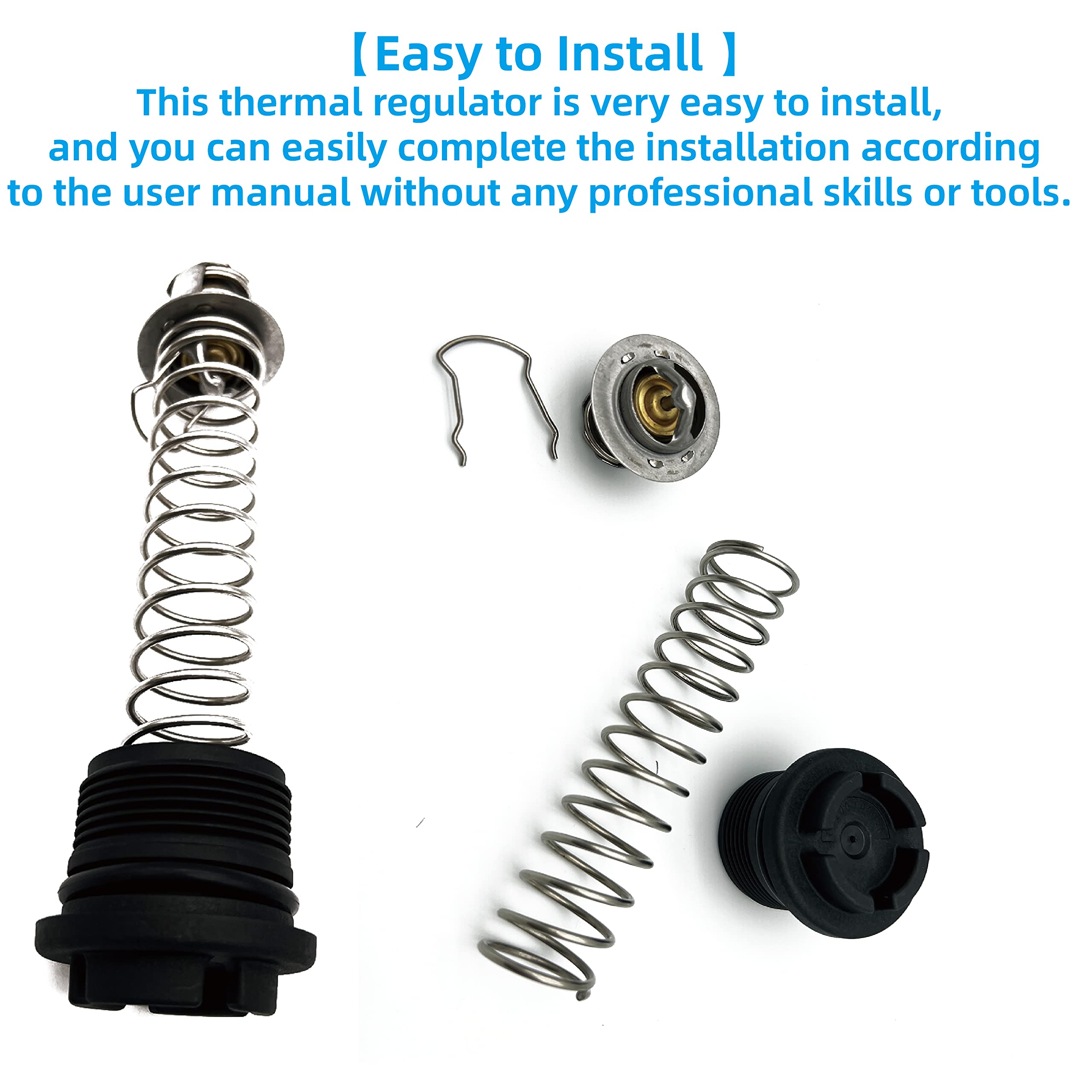 MasterTemp Pool and Spa Heater Thermal Regulator Kit Replacement (77707-0010, 38000-0007S) for Efficient Temperature Control in Swimming Pools and Hot Tubs