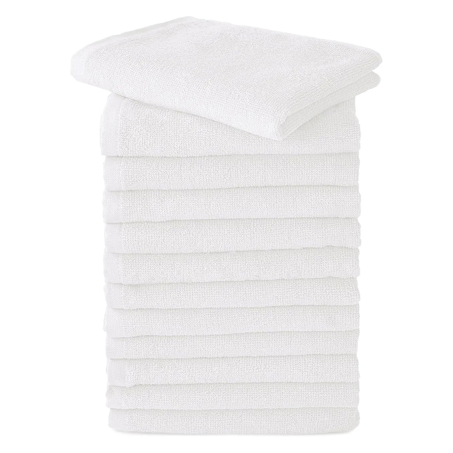 Premium EBM Cotton Threne Dye Face Towels - 12 Pack (320x860mm) | Soft & Absorbent Bath Towels for Spa, Gym & Luxury Home Use