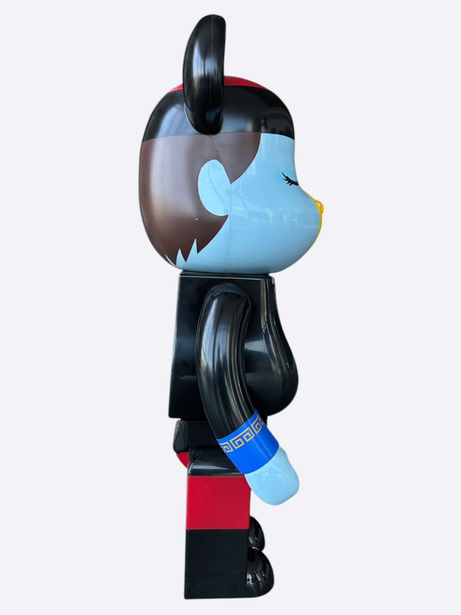 Bearbrick Action City Jiangshi Black 1000% Collectible Figure - Limited Edition Urban Vinyl Art Toy for Display & Home Decor