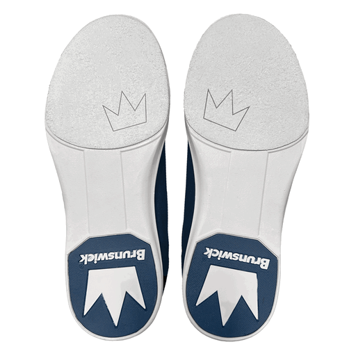 Brunswick Men's Scholar Bowling Shoes for Men - Navy Blue Comfort & Performance - Perfect for League Play & Casual Bowling