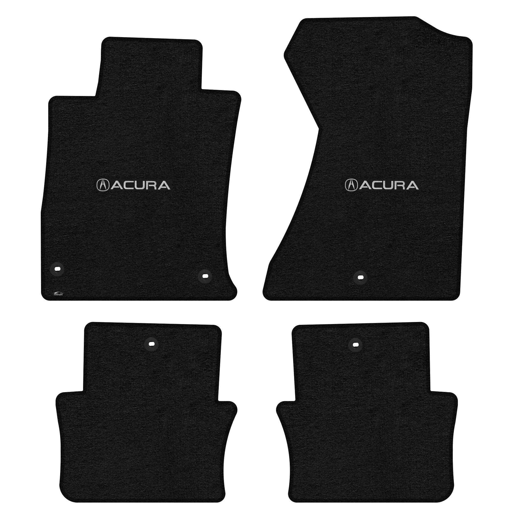 Premium Custom-Fit Carpeted Floor Mats for Acura TLX 2015-2020 - Luxury Car Floor Liners (Charcoal, Front & Rear Set, AWD Compatible) | Perfect for All-Weather Protection & Interior Style Enhancement