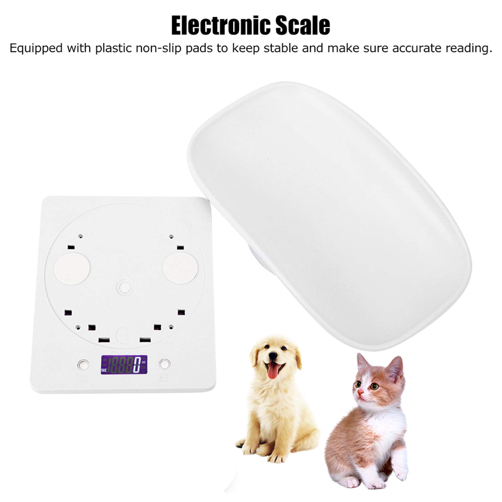Gedourain Digital Baby Scale - Accurate Infant & Pet Scale for Newborns, Puppies, Cats & Small Animals - Perfect for Weighing Food & Tracking Growth at Home