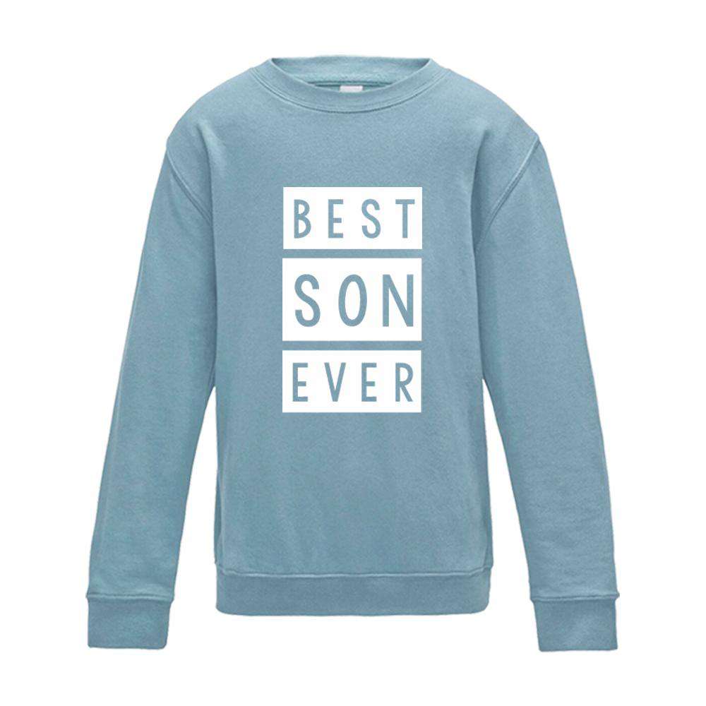 Best Mom & Son Matching Pastel Blue Sweaters - Soft & Cozy Knit Pullover for Family Outfits - Perfect for Christmas Photos, Mother's Day & Family Gatherings