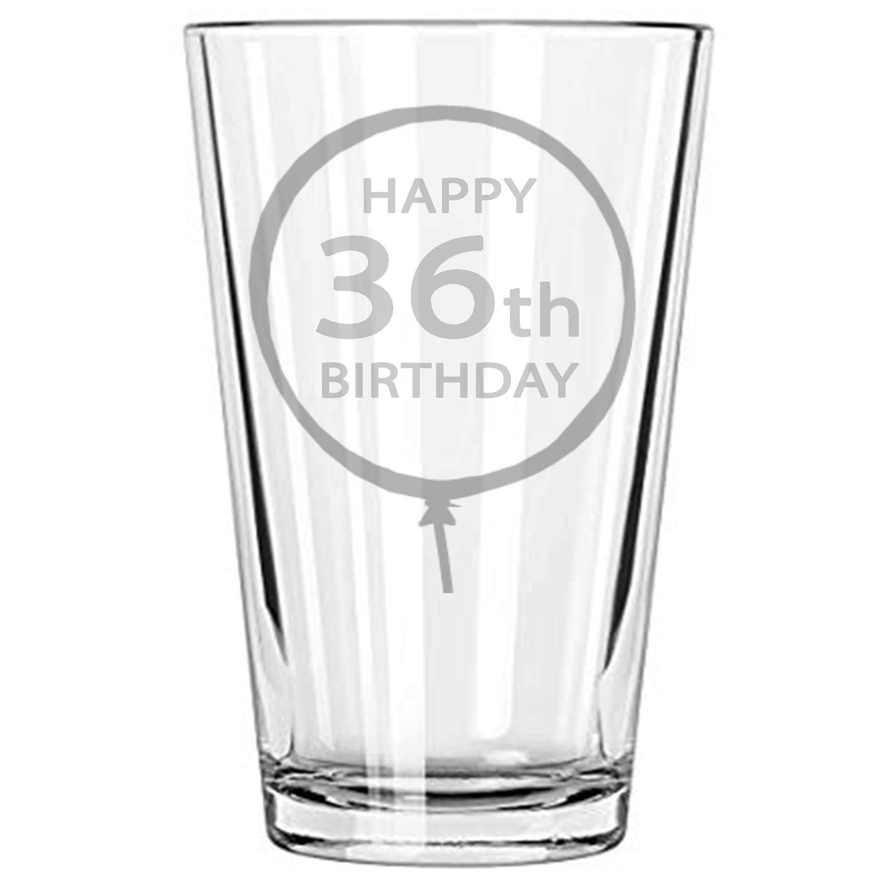 16 oz Happy Birthday Beer Glass - Personalized Pint Glass for Birthday Parties, Celebrations & Gifts - Perfect for Beer Lovers & Party Decorations