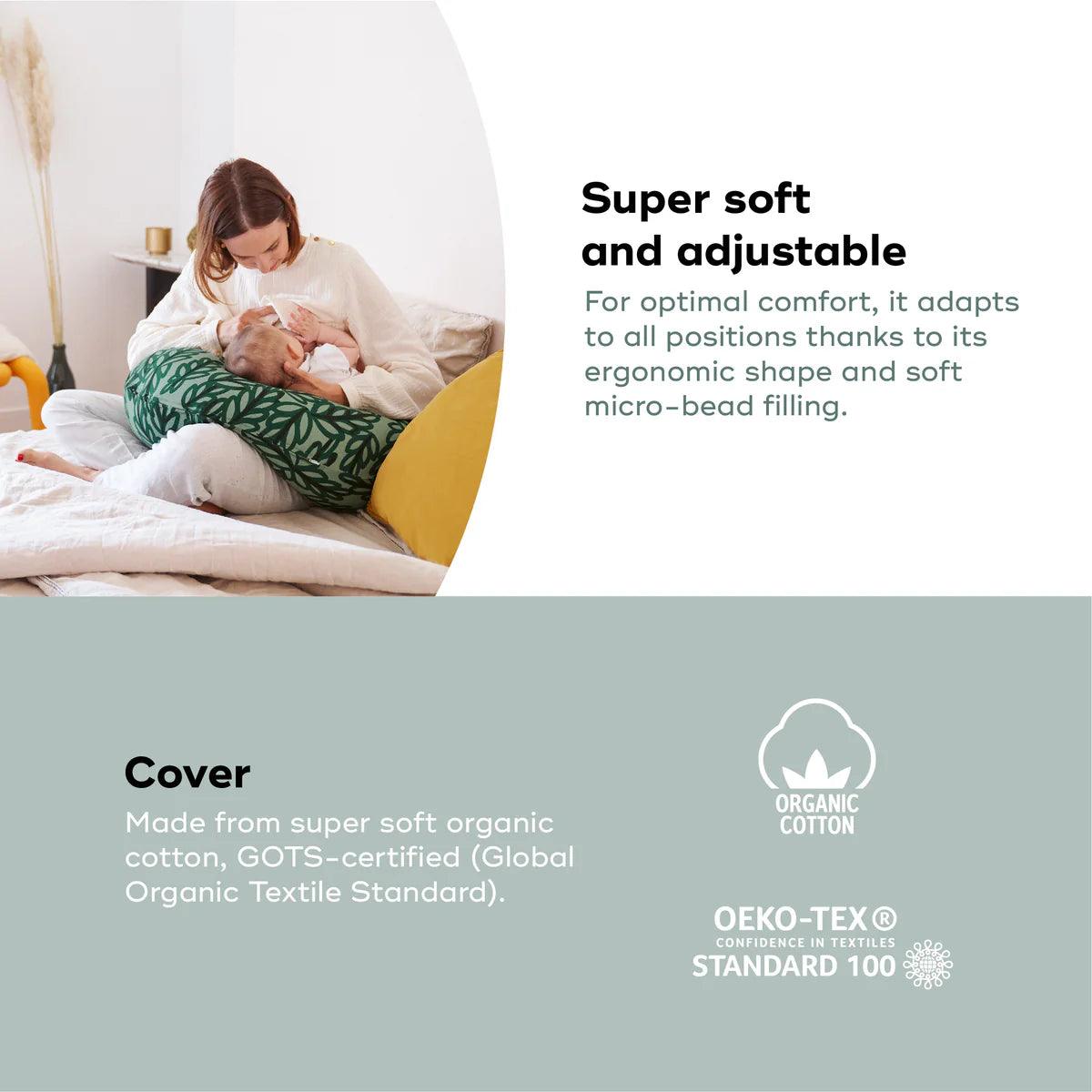 Babymoov B.Love U-Shaped Maternity Pillow for Pregnant Women - Full Body Support for Side Sleeping, Back Pain Relief & Comfort During Pregnancy