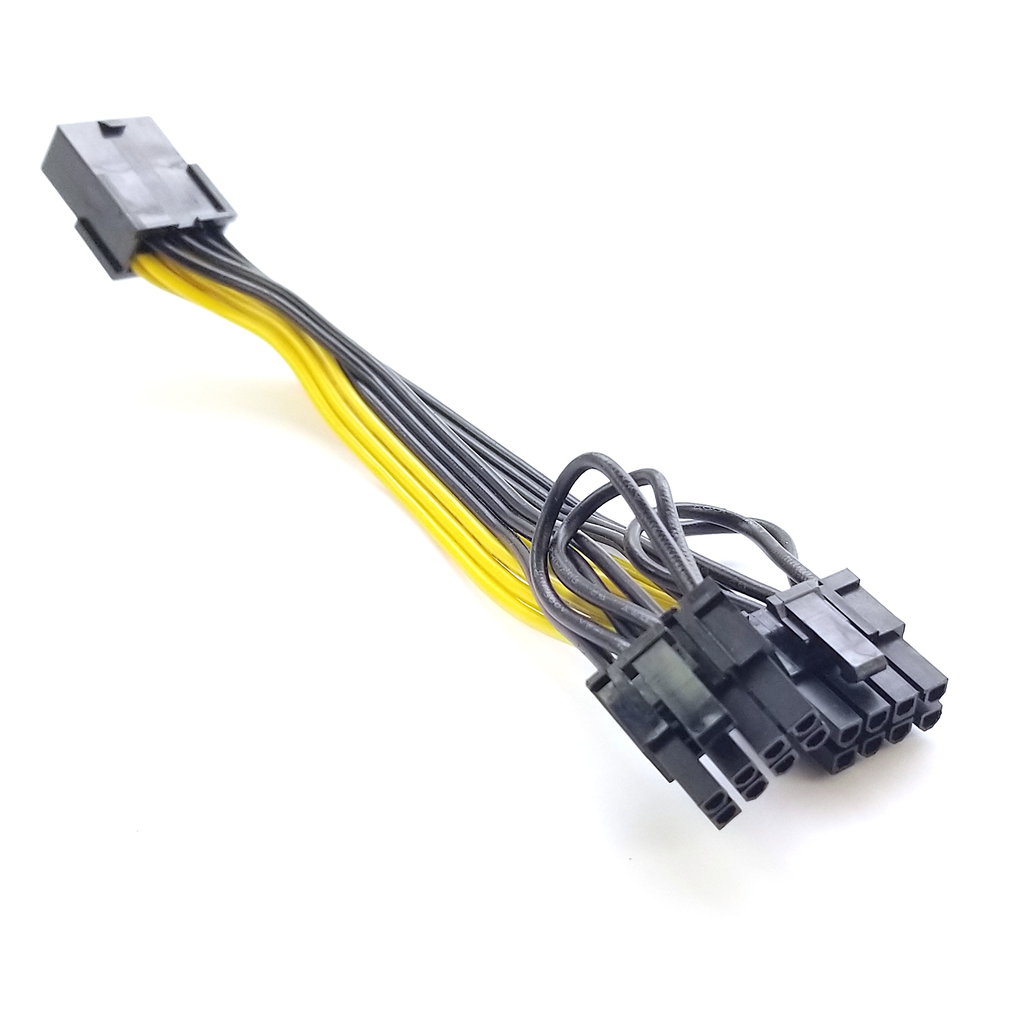 6Pin to 8Pin PCIe Power Adapter Cable - GPU Video Card Connector for PC Builds, Mining Rigs & Gaming Computers