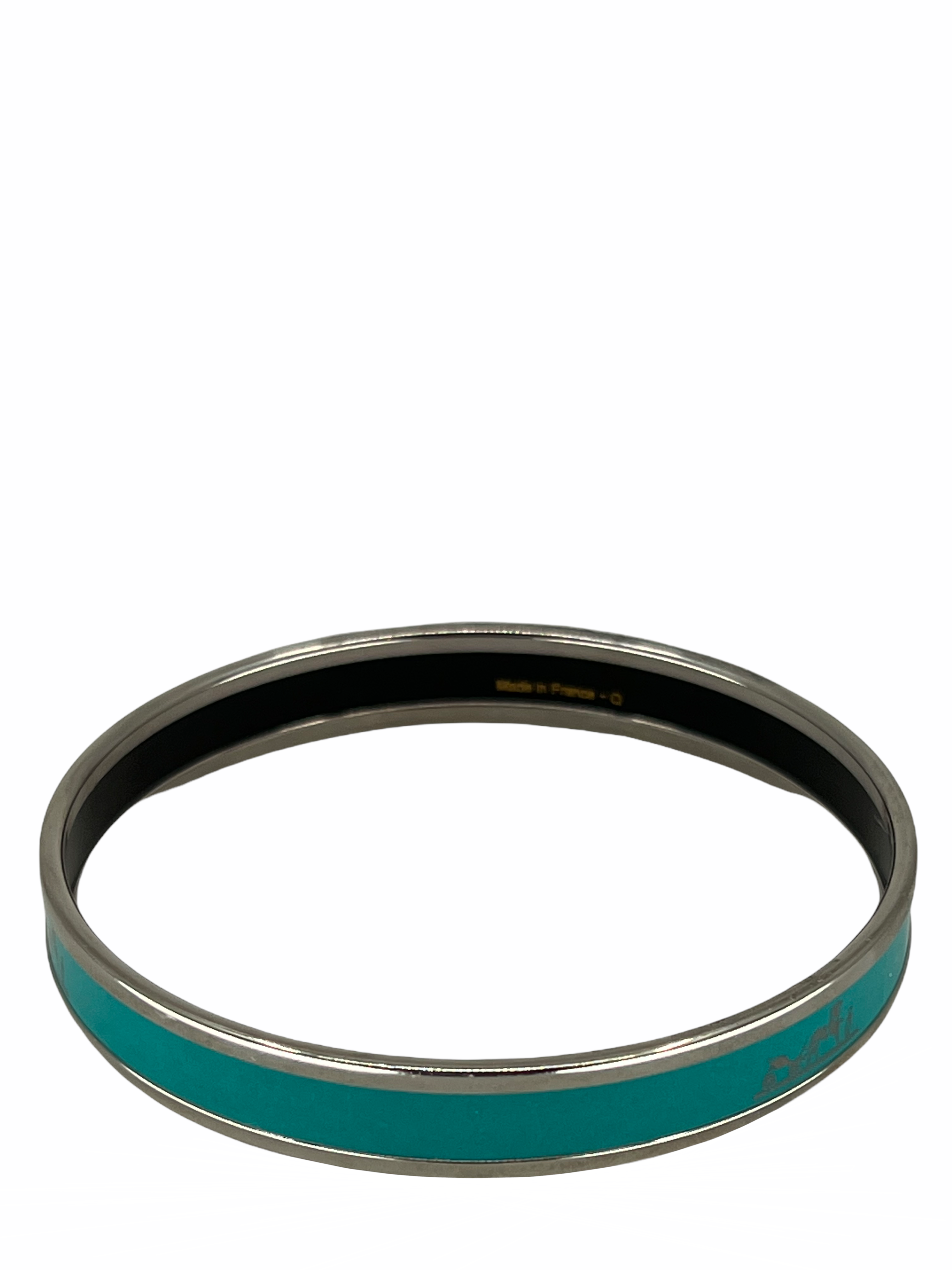 Authentic Hermès Printed Enamel Caleche Narrow Bracelet 65 - Elegant French Luxury Jewelry for Women, Perfect Gift for Birthday, Anniversary & Special Occasions