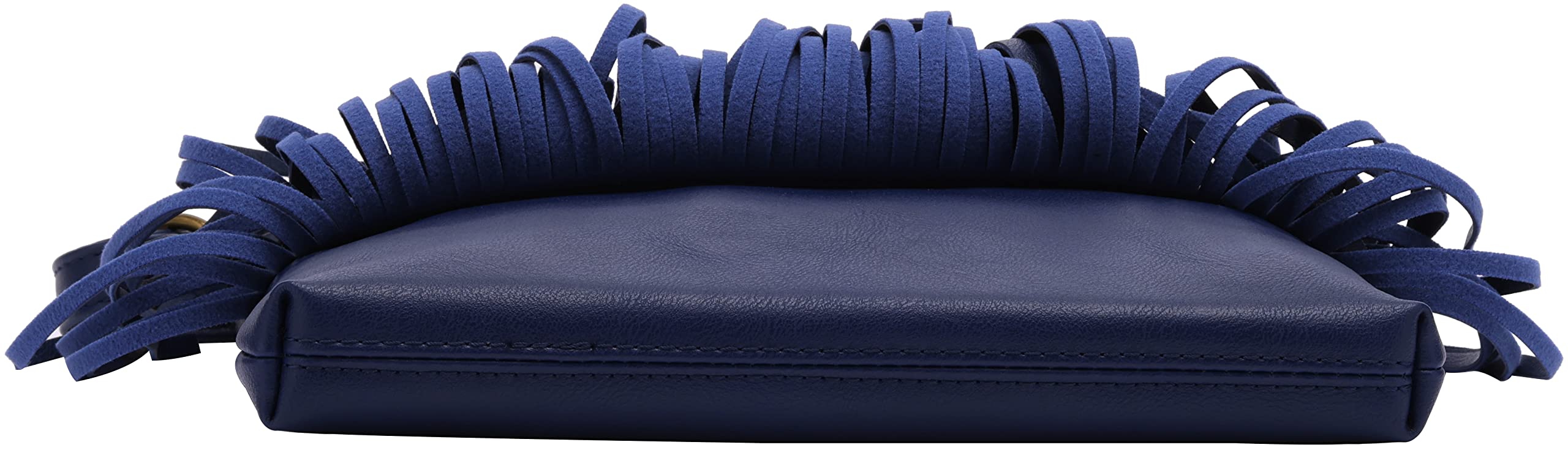 B BRENTANO Vegan Leather Fringed Crossbody Bag with Studs - Stylish & Ethical Handbag for Women, Perfect for Casual Outings, Parties & Travel Accessories