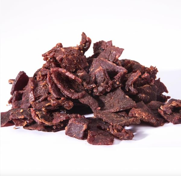 Premium Bulk Brisket Jerky - Sweet & Spicy Flavor - 5 Pound Pack - Perfect for Camping, Hiking & Road Trips