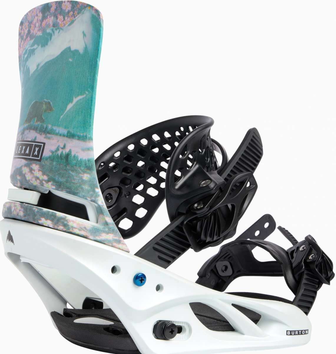 Burton Women's Lexa X Snowboard Bindings 2023 - Lightweight & Responsive for All-Mountain Riding - Perfect for Freestyle & Powder Snowboarding