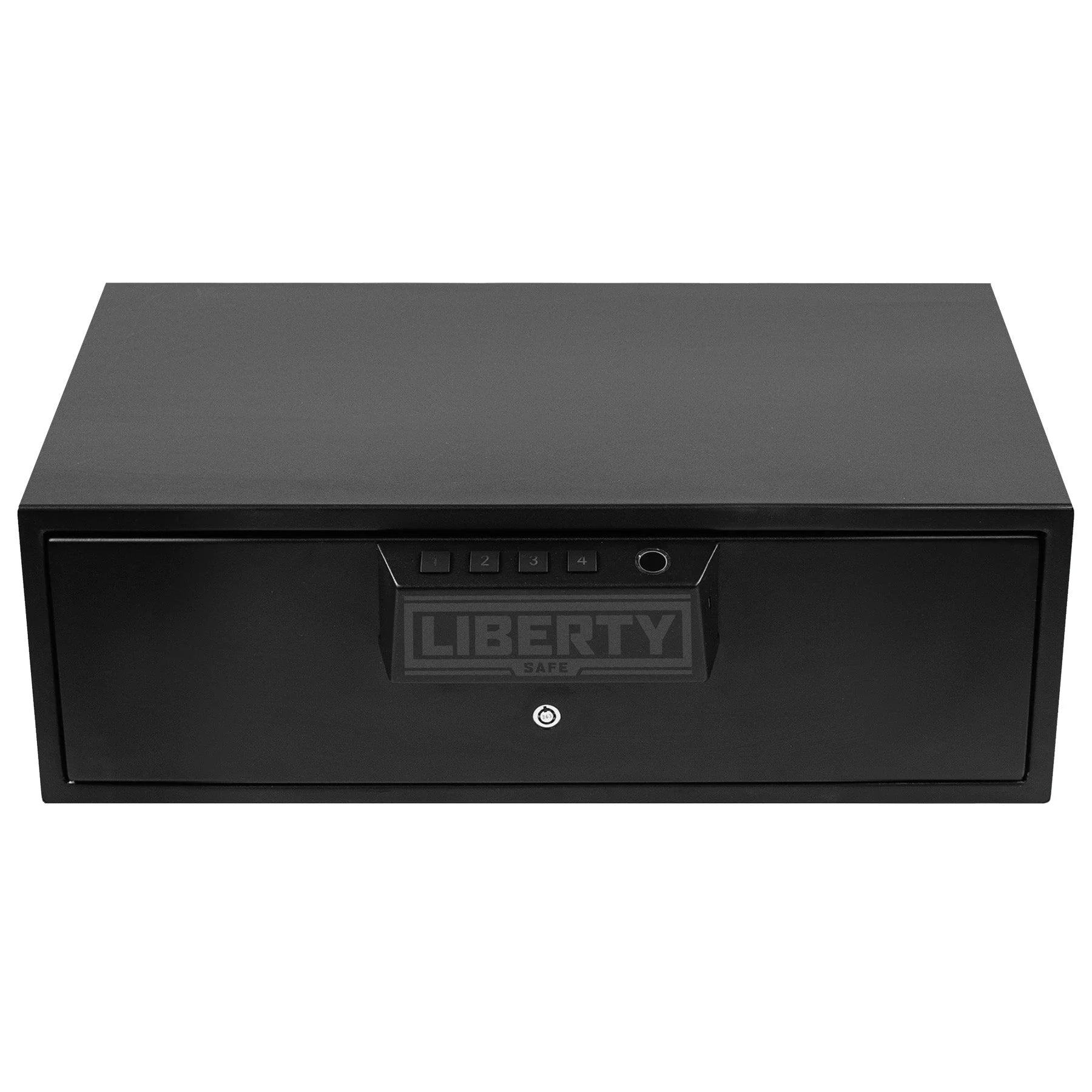 Liberty HDV 500X Biometric Handgun Safe - Quick Access Pistol Vault for Home & Car Security - Fingerprint & Keypad Lock Gun Safe for Pistols, Revolvers & Valuables - Ideal for Bedside, Office & Vehicle Protection