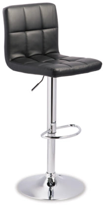 Bellatier Adjustable Height Bar Stool Set of 2 - Modern Kitchen Counter Stools for Dining Room, Bar & Home Decor - Swivel & Comfortable Seating for Kitchen Island, Breakfast Nook & Pub Table