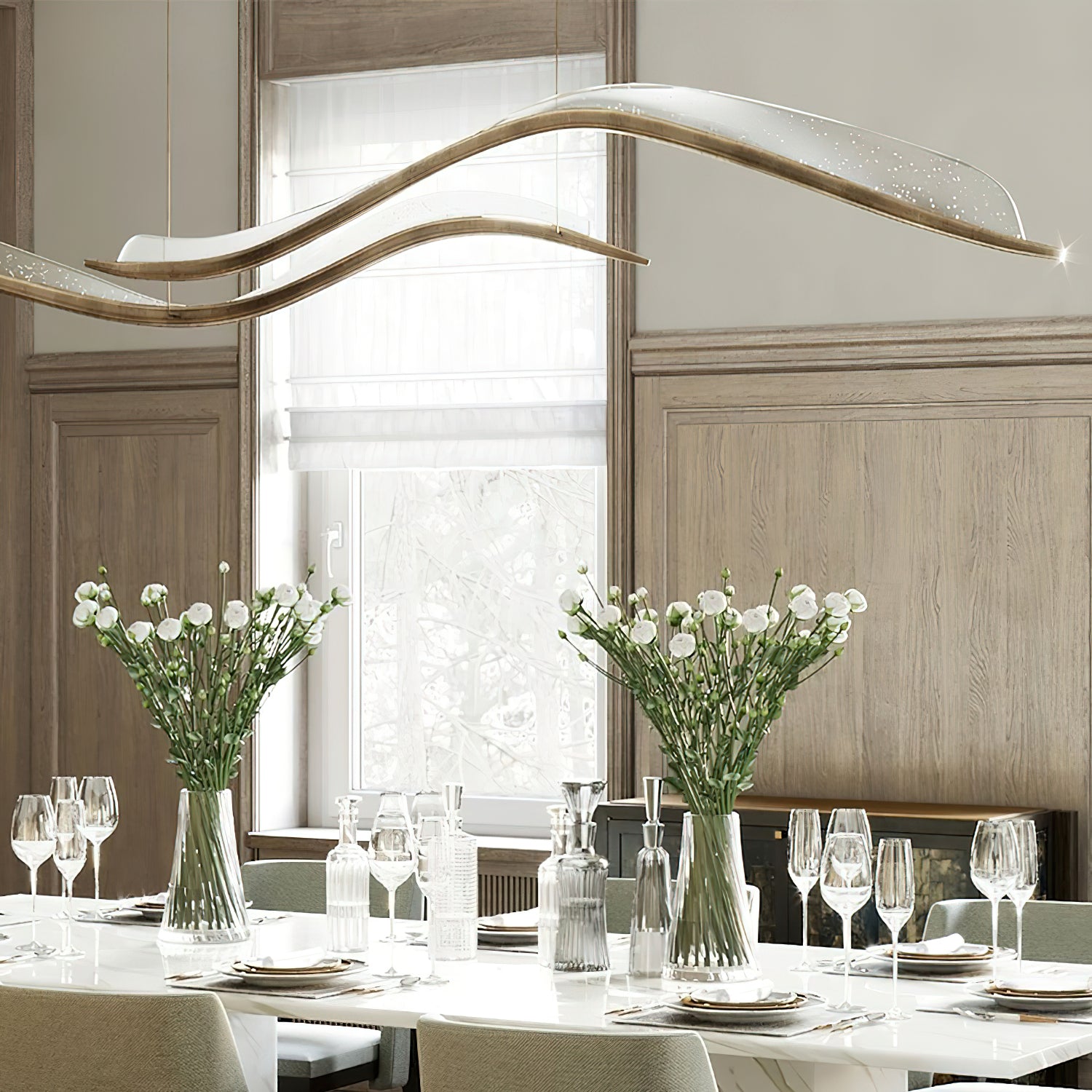 Modern Avena Pendant Light - Sleek Scandinavian Style Hanging Lamp for Kitchen Island, Dining Room & Bedroom Decor | Energy Efficient LED Lighting Fixture