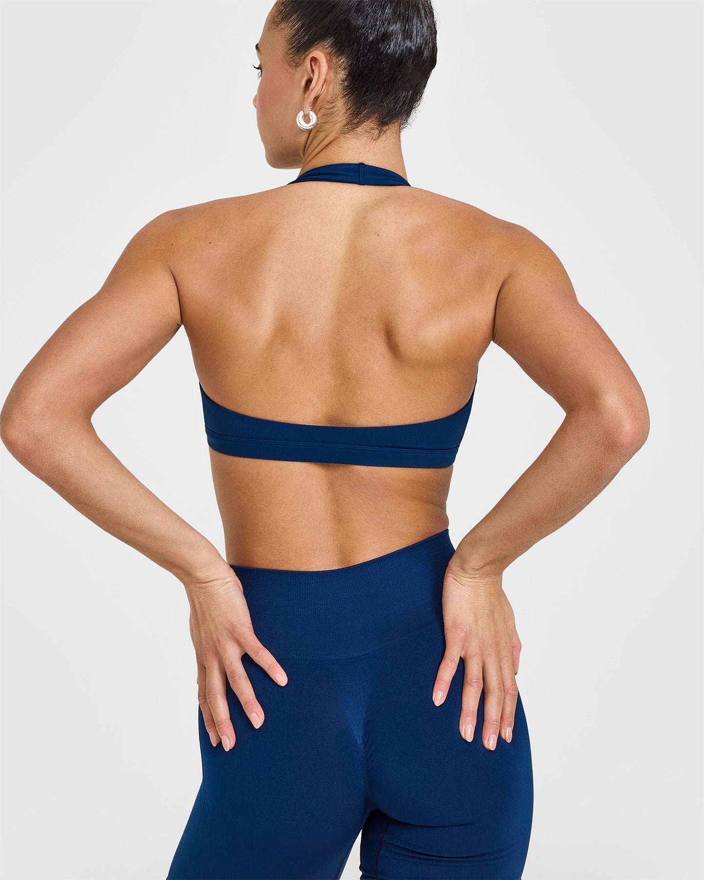 EasyLift™ Supportive Halter Bralette - Comfortable Wireless Bra for Women in Midnight Black | Perfect for Yoga, Workouts & Everyday Wear