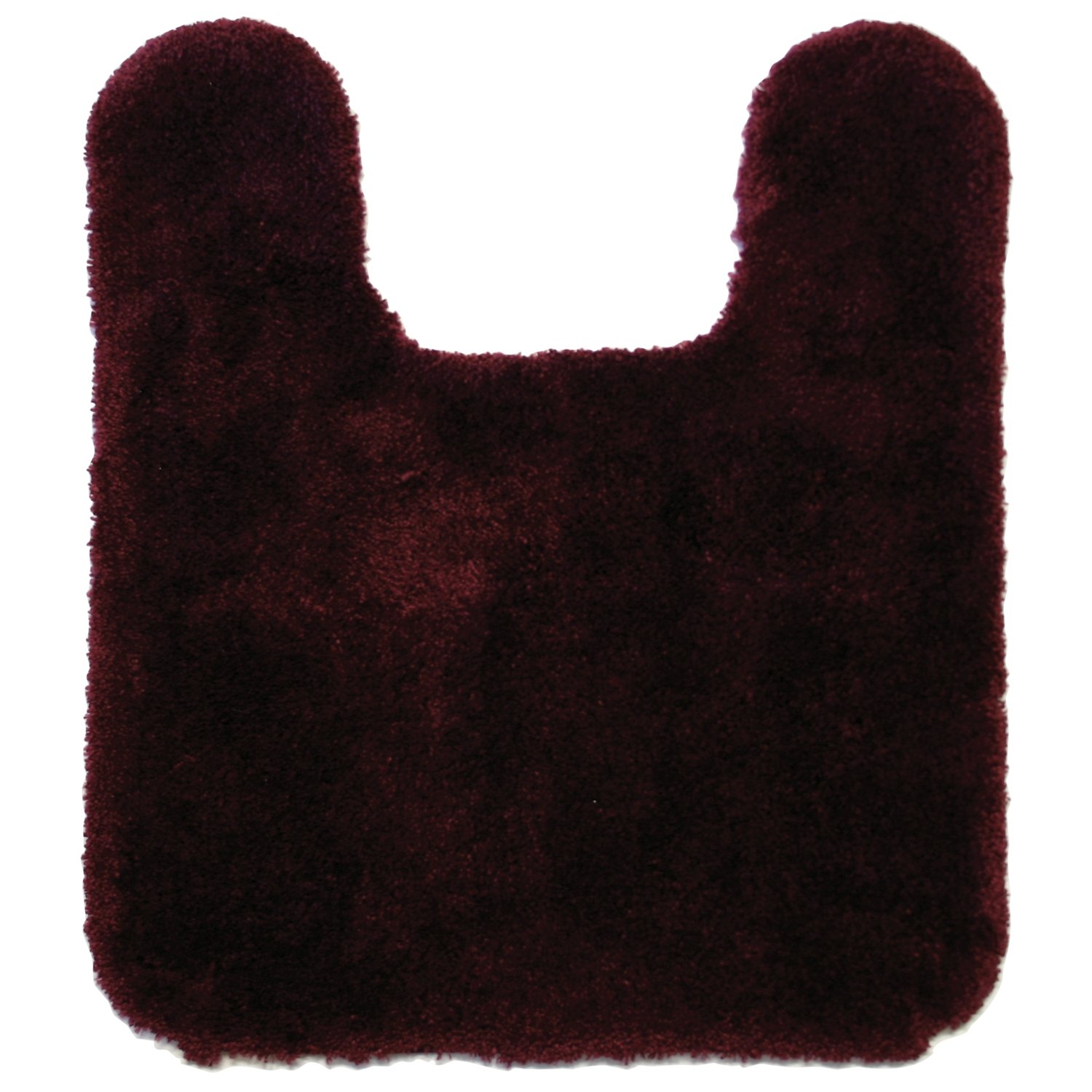 Royal Velvet Regency Contour Bathroom Rug - Ultra Soft Absorbent Cabernet Red Bath Mat - Non-Slip Luxury Shower Rug for Bathroom, Spa & Master Suite Decor