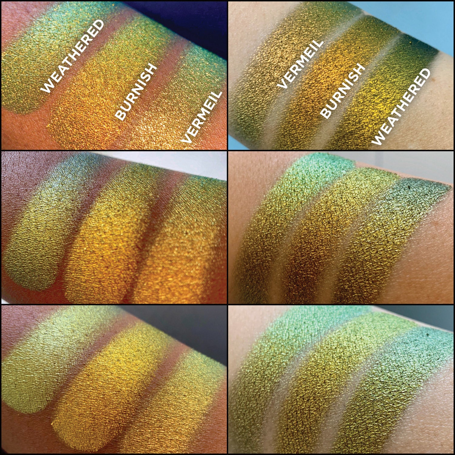 Burnish | Multichrome Jewel-Toned Eyeshadow Palette - Long Lasting, Highly Pigmented for Stunning Eye Makeup Looks | Perfect for Parties, Date Nights & Special Occasions