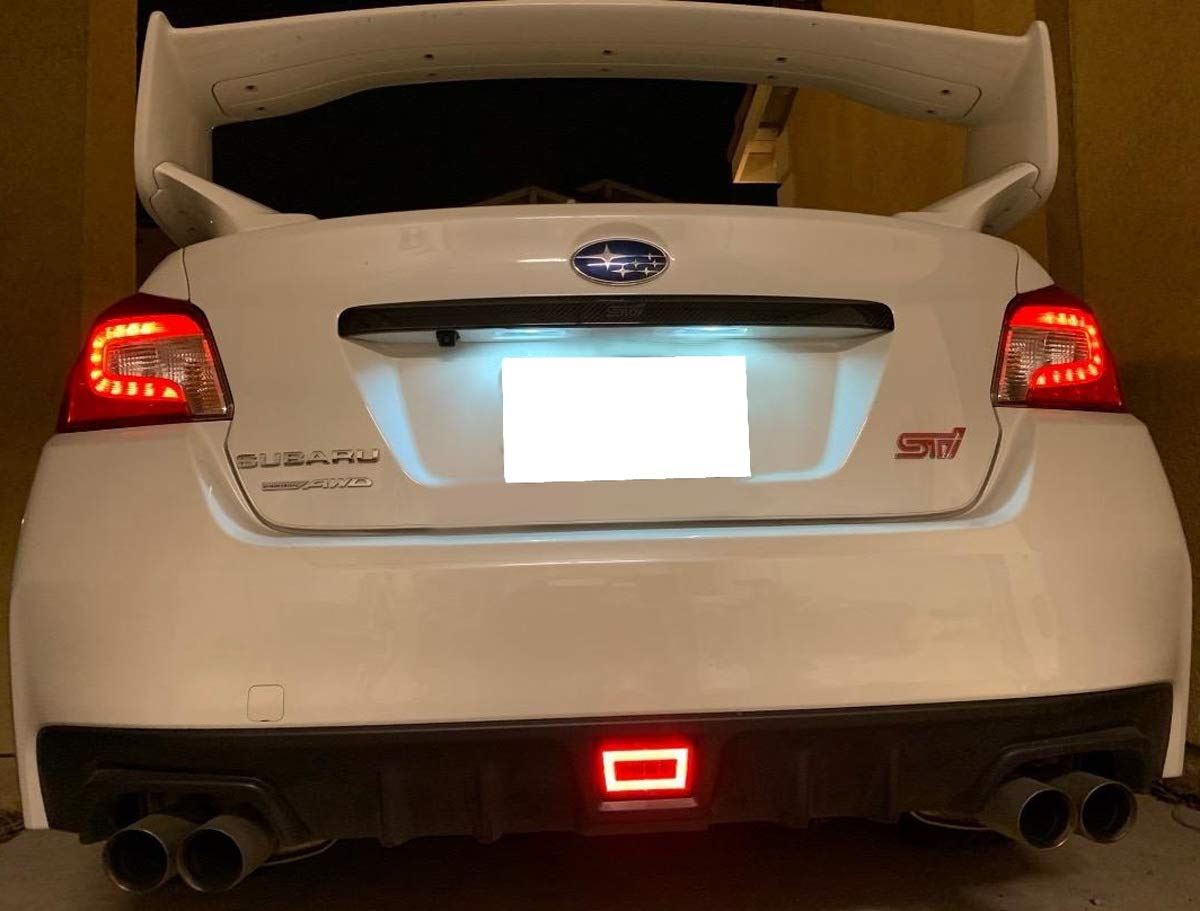 3-in-1 LED Rear Fog Light with Clear Lens & Red Reflector for Subaru Impreza WRX Crosstrek - Enhanced Visibility & Safety for Night Driving & Bad Weather Conditions