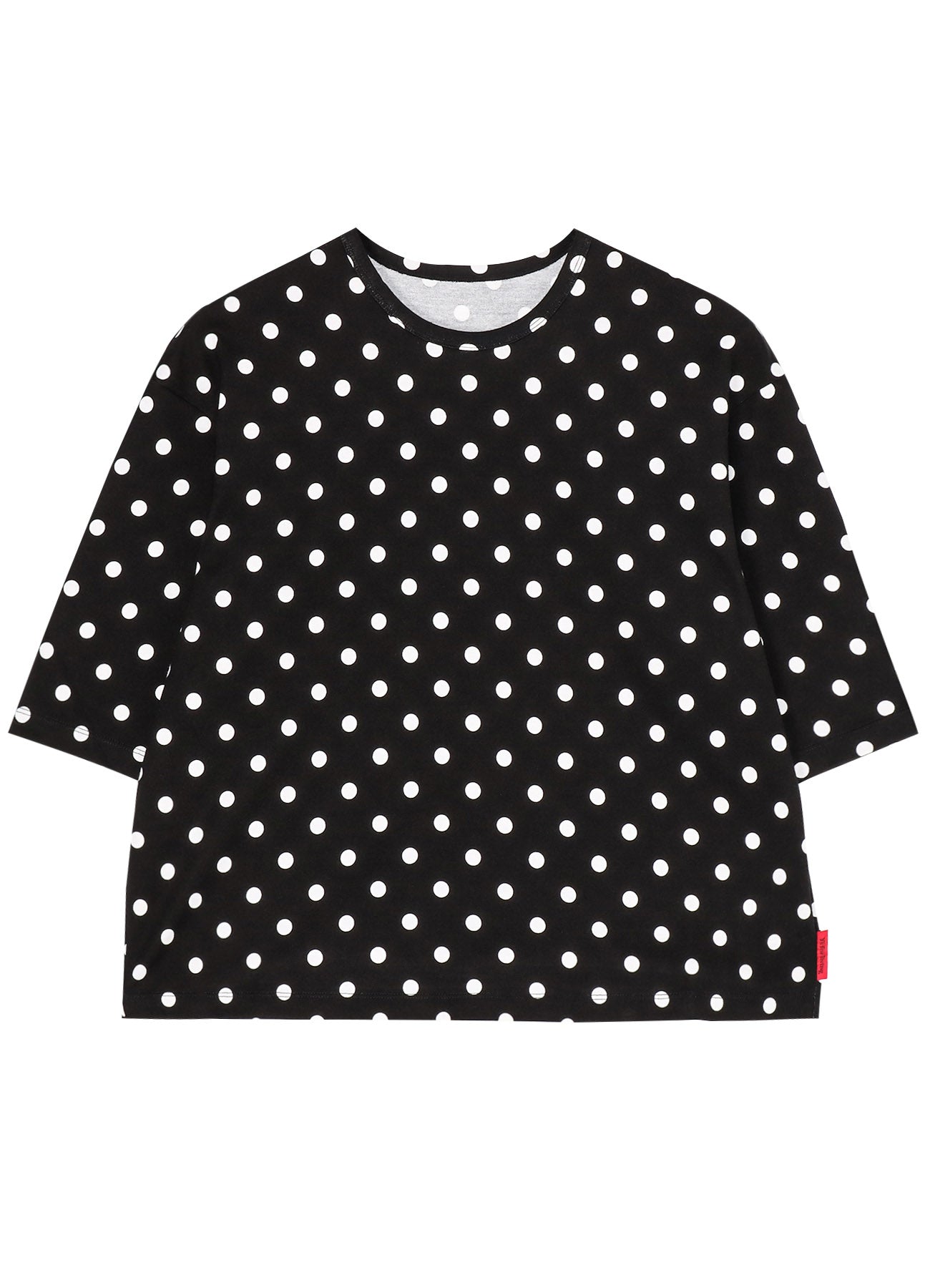 Cotton Jersey Dot Print Wide Shirts for Women - Comfortable & Stylish Casual Wear for Everyday Outfits and Summer Fashion