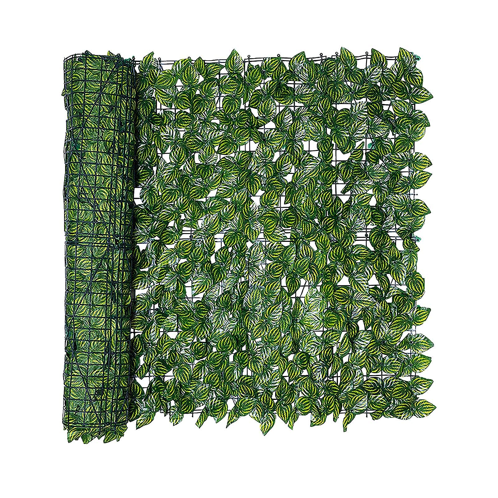 Artificial Ivy Privacy Fence Screen - UV Resistant Fake Hedges for Outdoor & Indoor Use - Expandable Garden Fence & Balcony Privacy Screen - Perfect for Patio, Deck, Yard, and Home Decoration