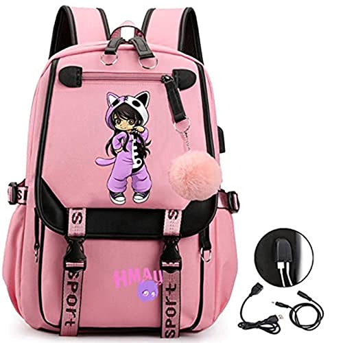 Stylish Character Comic Game Travel Backpack for School, Work & Casual Use - Durable Laptop Notebook Bag for Students & Professionals