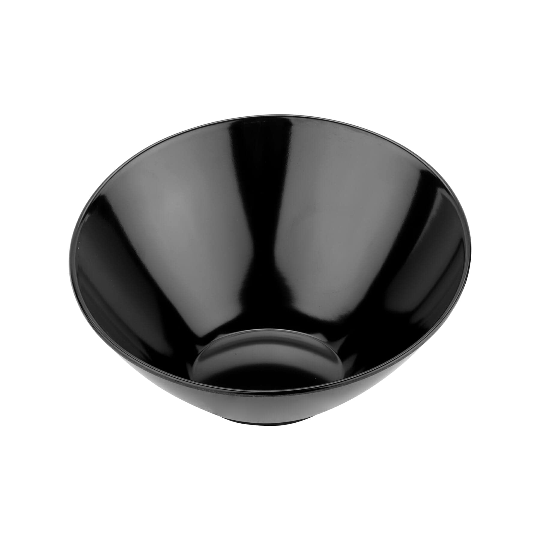 G.E.T. B-789-BK Black Angled Cascading Serving Bowl - 1 Quart / 10