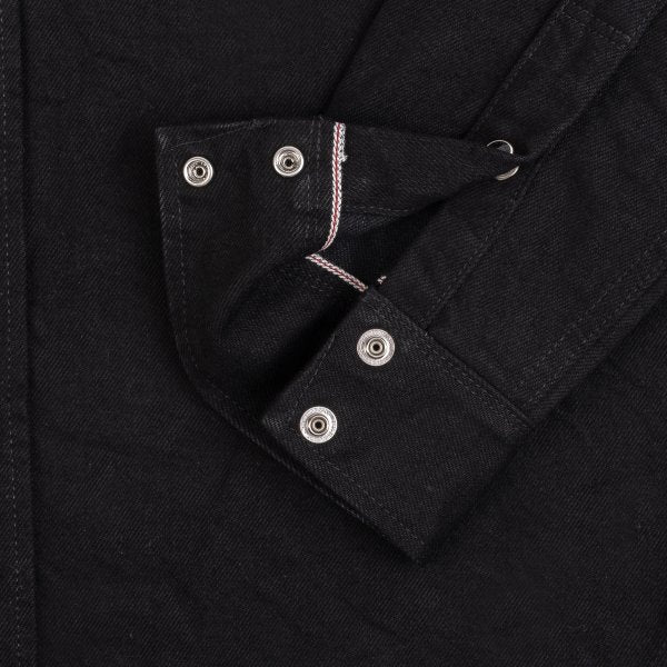 Iron Heart IHSH 295BB 14oz Selvedge Denim Western Shirt for Men - Vintage Style Workwear & Casual Outfit Essential