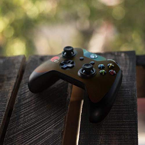 Officially Licensed NFL Cleveland Browns Breakaway Gaming Skin Decal for Xbox One Controller - Durable Protective Cover for Gamers & Sports Fans