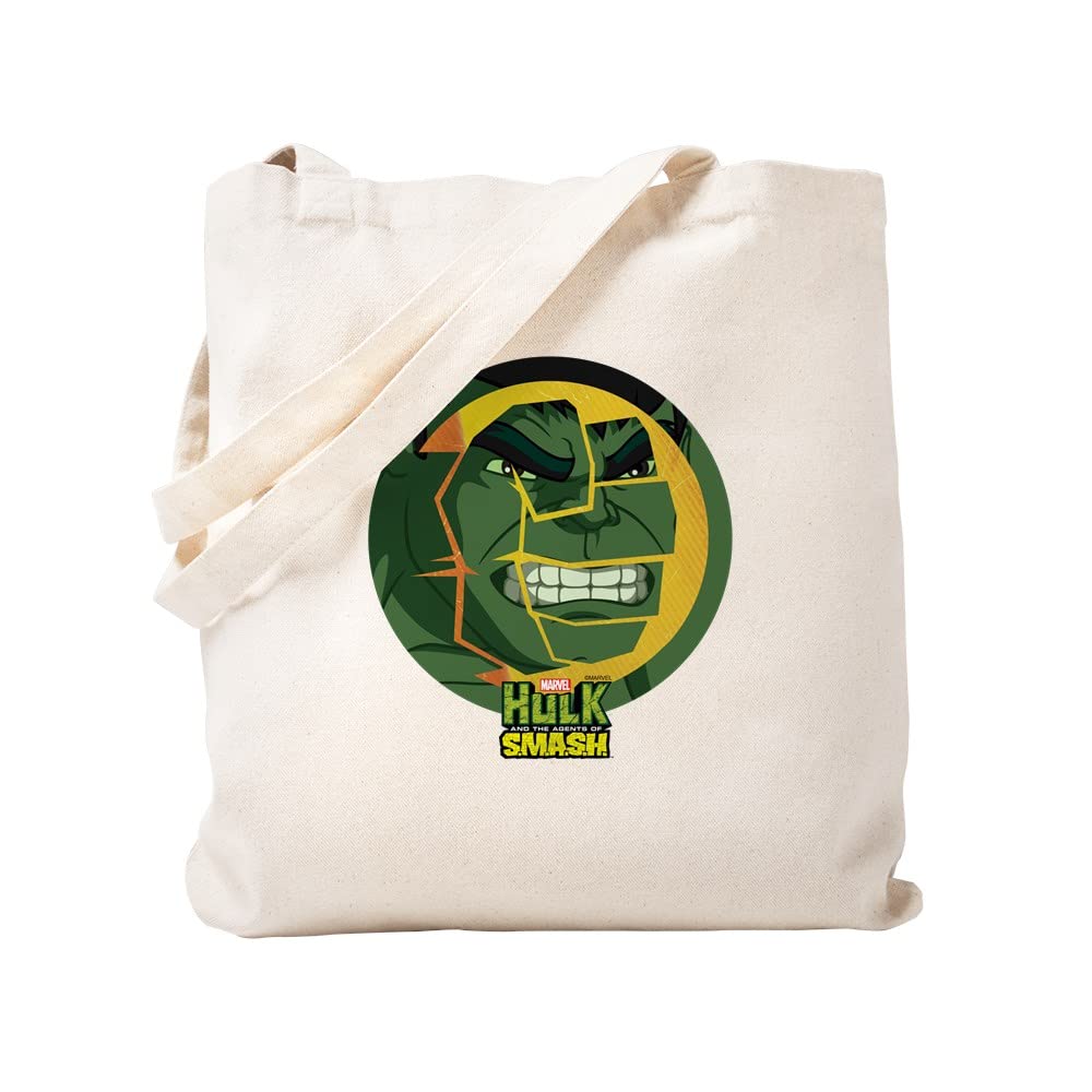 Hulk Smash Tote Bag - Natural Canvas Reusable Shopping Bag for Groceries, Beach & Daily Use | Eco-Friendly & Durable