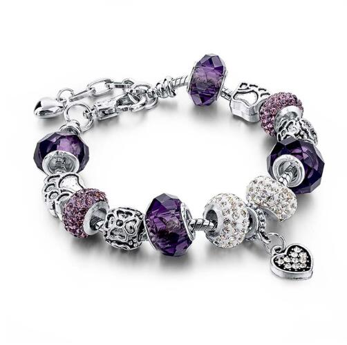Elegant Crystal Beads & Snake Chain Charm Bracelets for Women - Stylish Boho Jewelry for Parties, Weddings & Everyday Wear