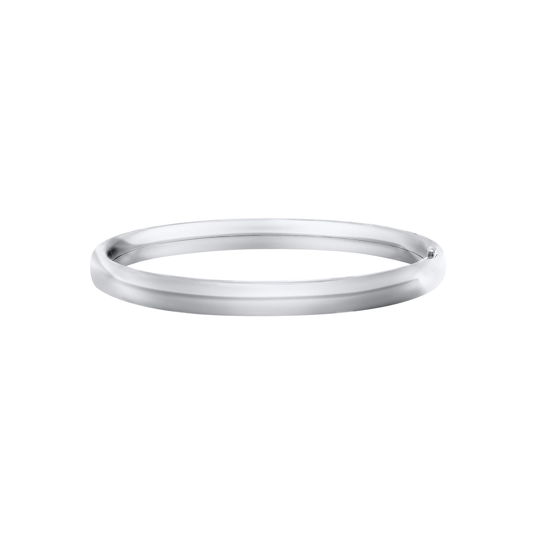 Sterling Silver Baby Bangle Bracelet - Hypoallergenic & Durable for Newborns & Toddlers - Perfect for Christening, Birthday Gifts & Special Occasions