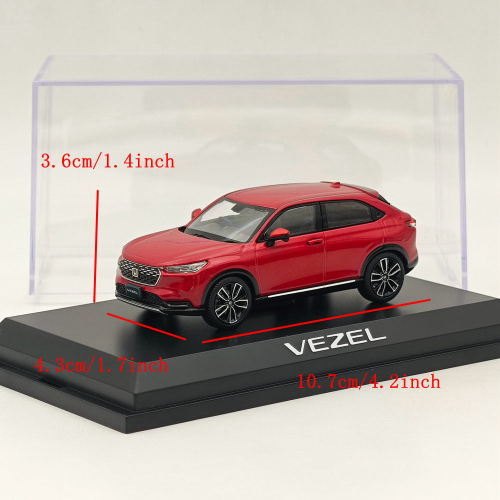 1/43 Scale Honda VEZEL Premium Crystal Red Diecast Model Car - HJ433002RM by Hobby Japan | Collectible Miniature Vehicle for Display, Gifts & Car Enthusiasts