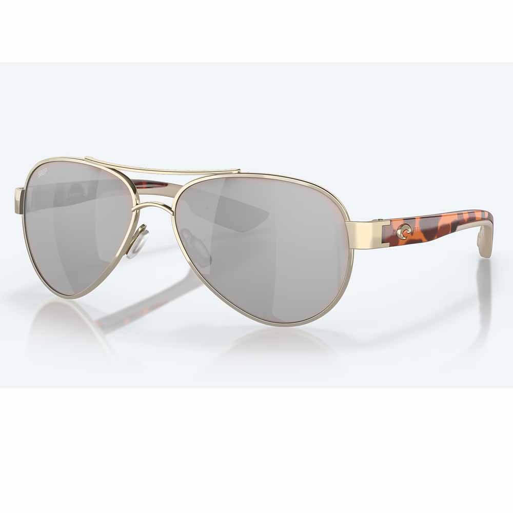 Costa Loreto Rose Gold Frame Sunglasses for Women - Polarized UV Protection - Fashionable & Lightweight - Perfect for Beach, Driving & Outdoor Activities