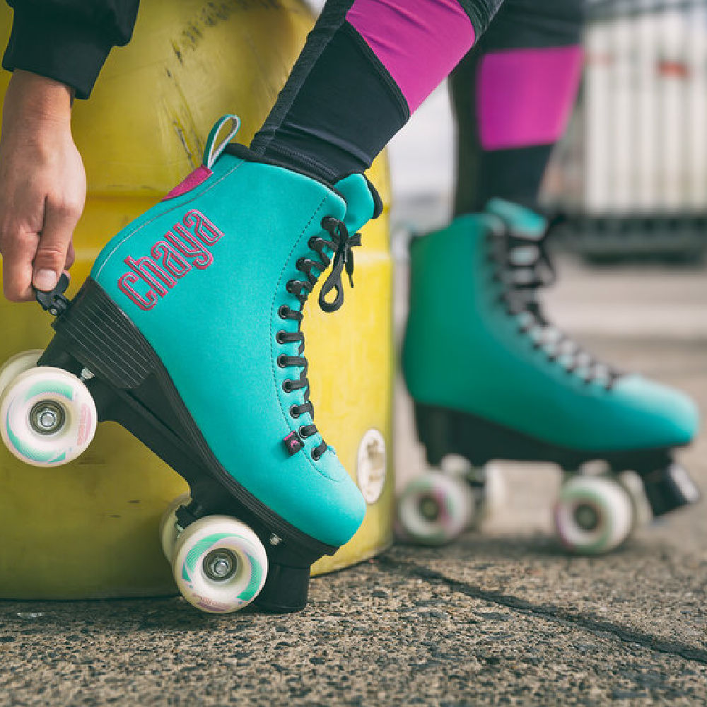 Chaya Bliss Adjustable Roller Skates for Kids - Lightweight & Comfortable Quad Roller Skates for Girls & Boys - Perfect for Indoor & Outdoor Skating, Rink, Park & Birthday Parties