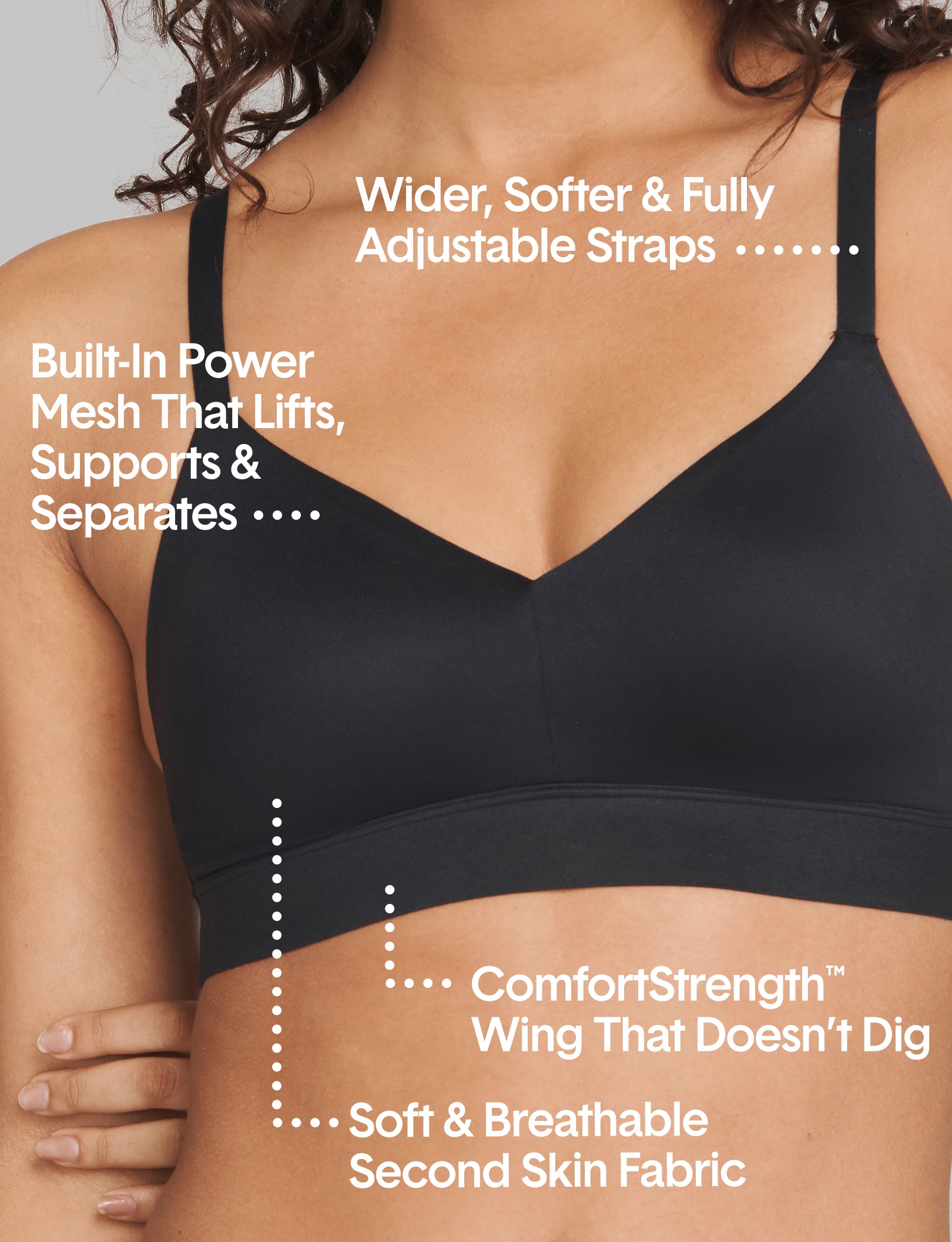 Second Skin Triangle Bralette - Ultra Soft Wireless Comfort Bra for Women | Perfect for Yoga, Lounge & Everyday Wear