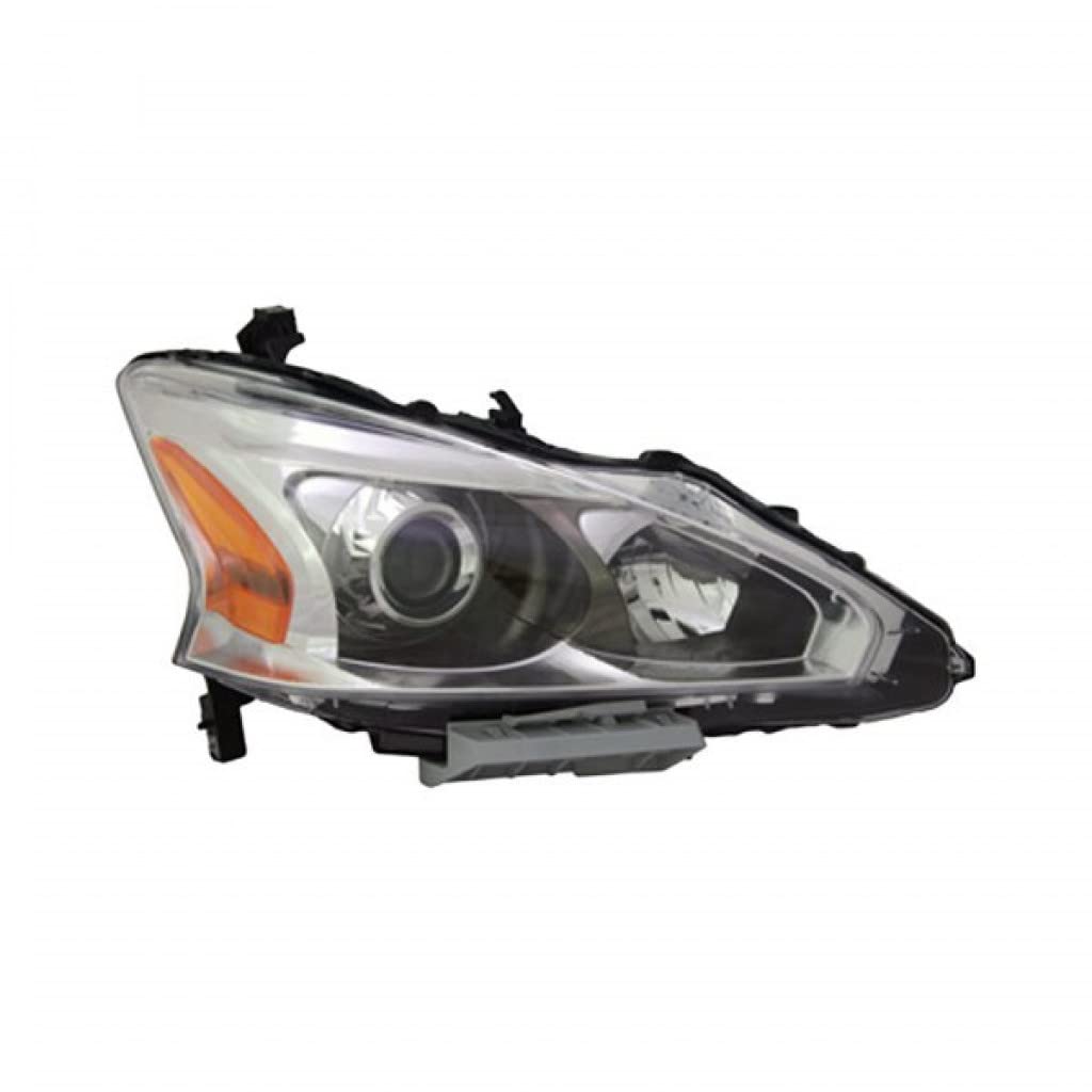 Nissan Altima Headlight Assembly 2013-2015 Passenger Side with Bulbs - DOT Certified Replacement for NI2503208 & 26010-3TA0A - Perfect for Night Driving and Foggy Conditions