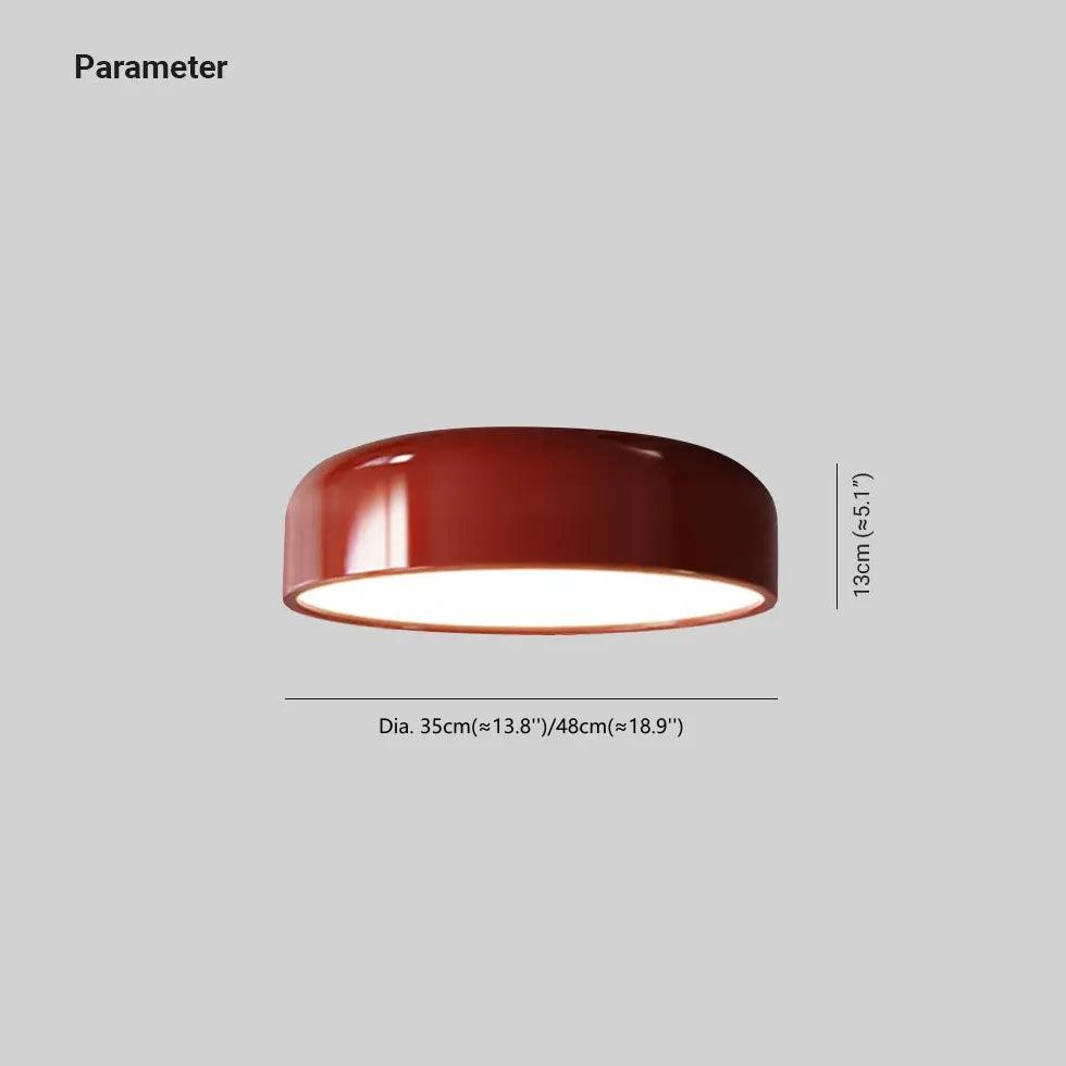 Modern Round LED Flush Mount Ceiling Light Fixture - Energy Efficient, Dimmable, for Bedroom, Living Room, Kitchen & Hallway Lighting