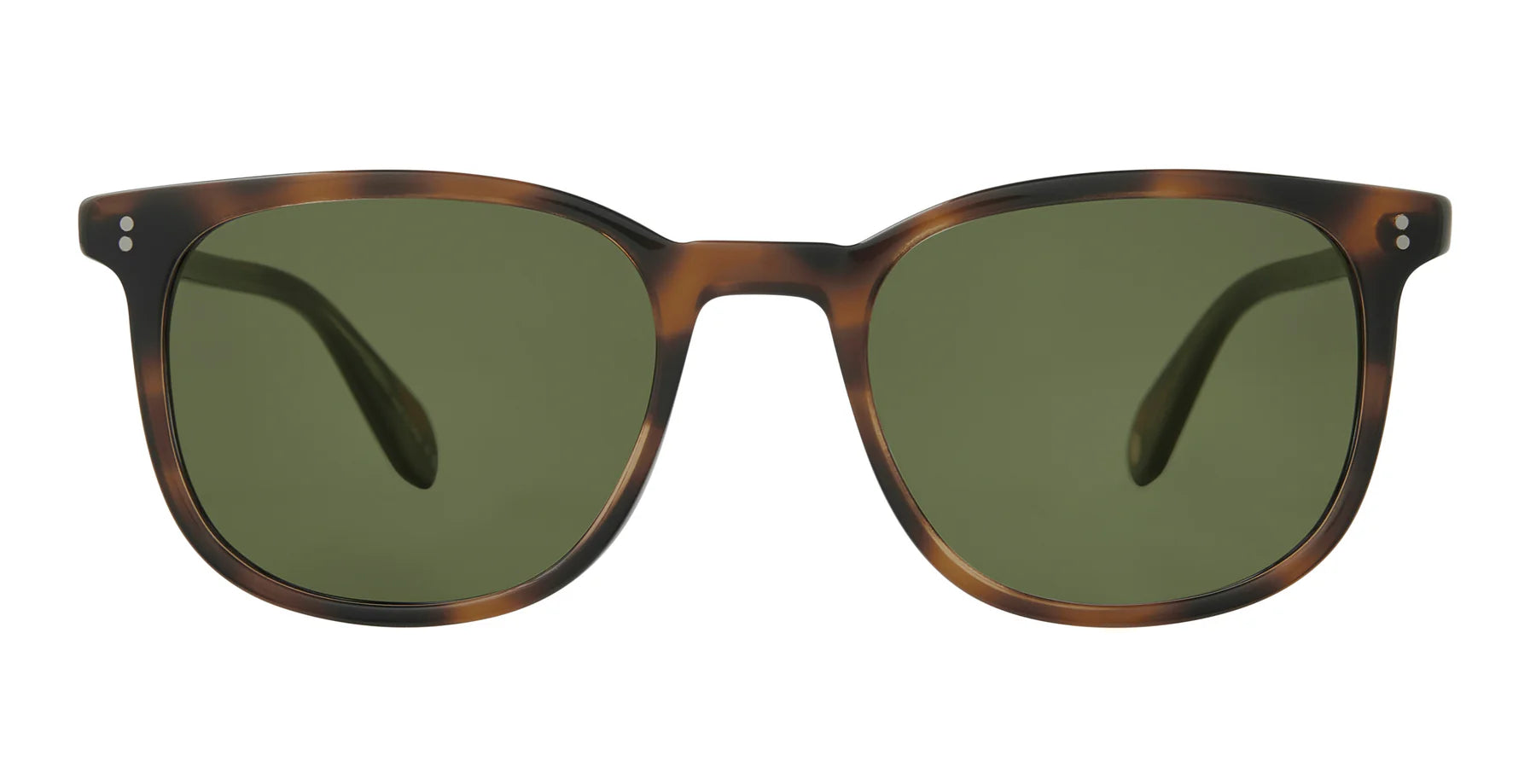 Garrett Leight Bentley 2036 Tortoise Shell Acetate Sunglasses - Classic Retro Style for Men & Women - Perfect for Driving, Beach & Outdoor Activities