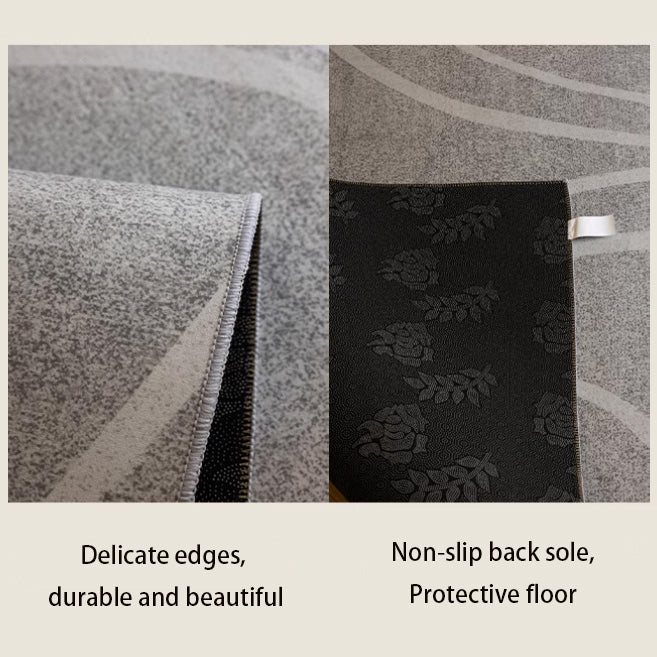 Black and White Stas Net Rug - Modern Sophisticated Handwoven Area Rug for Living Room, Bedroom, or Office Decor - Perfect for Boho, Scandinavian & Contemporary Home Styles