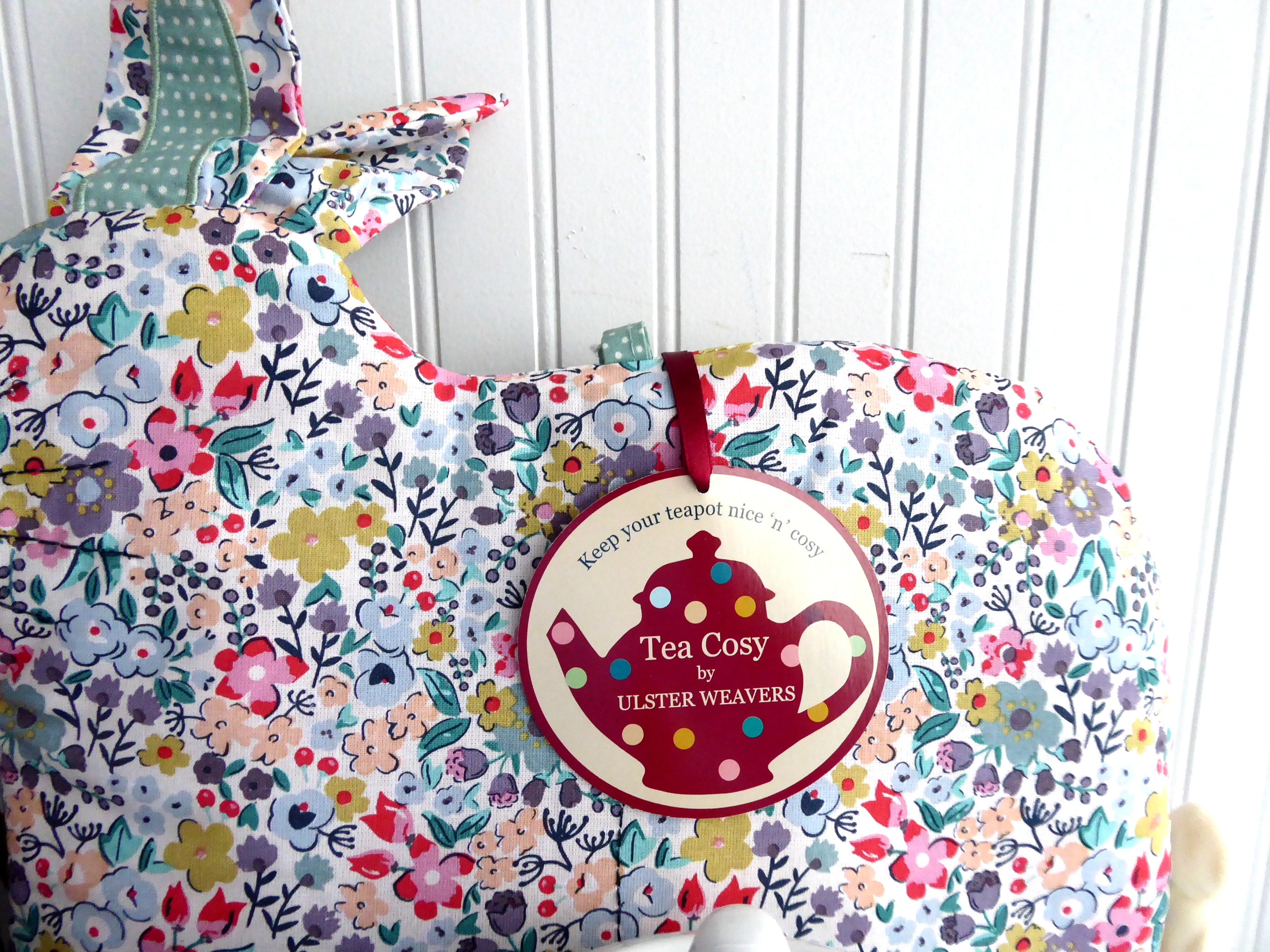 Chintz Rabbit Tea Cozy - Large Padded Bunny-Shaped Tea Pot Cover by Ulster Weavers - Perfect for English Tea Parties & Cozy Kitchen Decor
