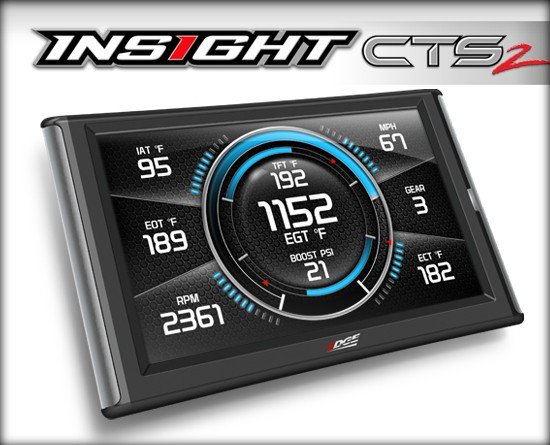 Edge INSIGHT CTS3 Performance Monitor for OBDII Vehicles (1996 & Newer) - Real-Time Engine Data & Diagnostics for Truck, SUV & Car Performance Tuning