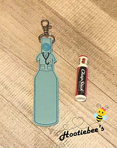 Premium Scrub Hand Sanitizer & Lip Balm Holder - Convenient Clip for Nurses, Doctors & Healthcare Workers - Ideal for Medical Scrubs, Lanyards & Work Uniforms