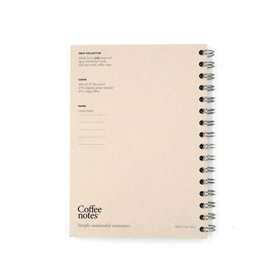 Premium Coffeenotes Grande Wirebound Notebook - Grape Purple, Lined Pages for Journaling, Note Taking & Office Work - Perfect for Students, Professionals & Creative Writing