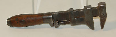10L Coes & Co Adjustable Monkey Wrench - Vintage Industrial Tool for Plumbing, Automotive Repair & DIY Projects