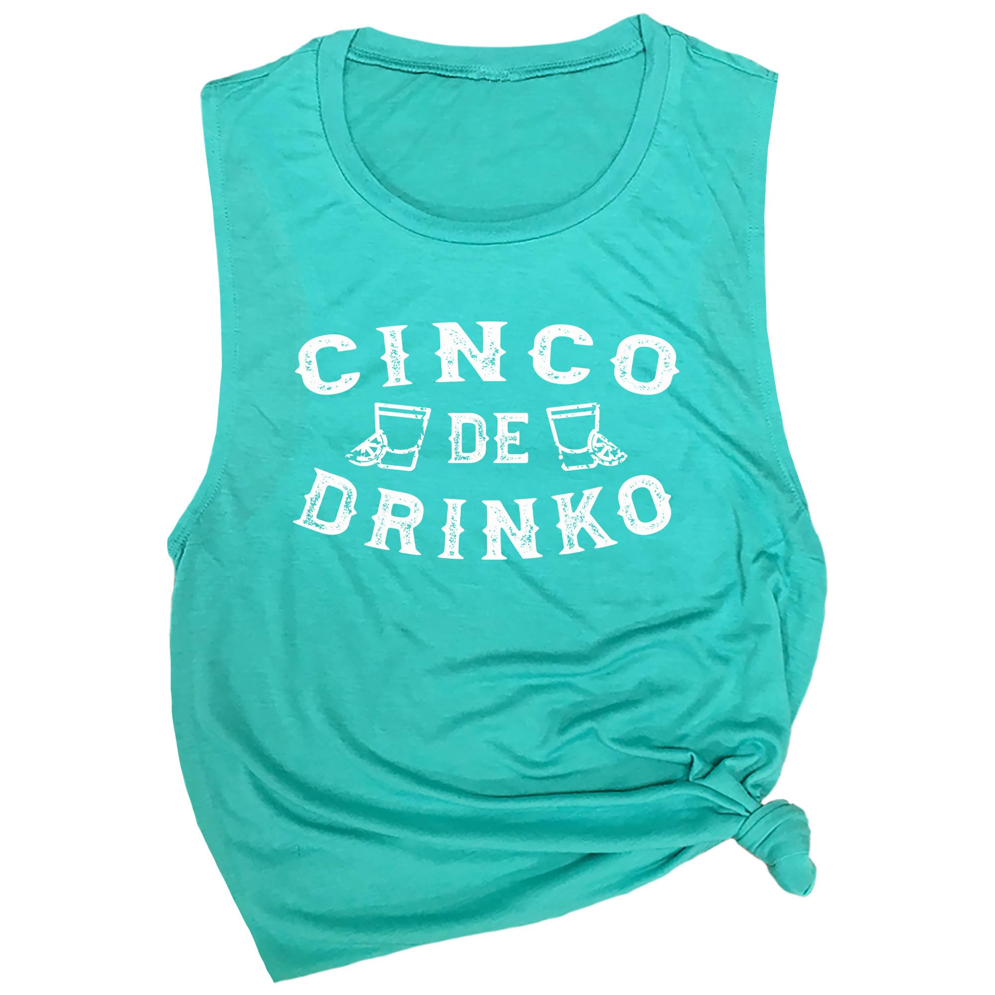 Funny Cinco de Mayo Workout Tank Top - Sleeveless Gym Tee for Women | Party & Fitness