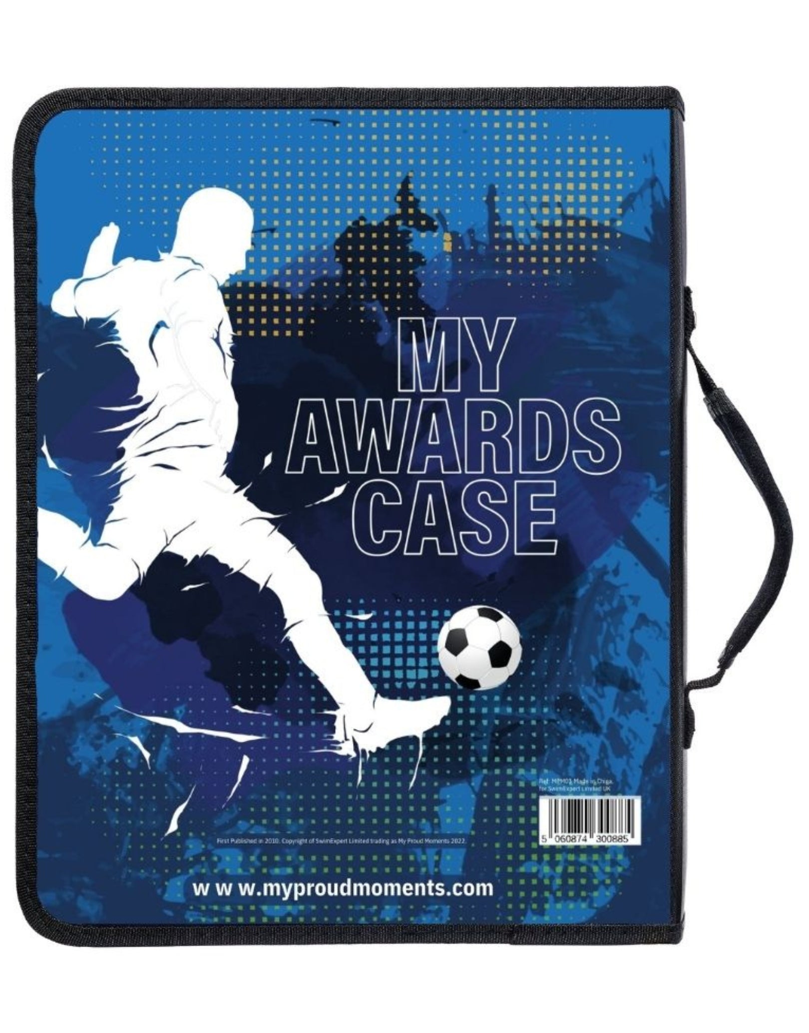 Premium Football Medal and Certificate Display Case - Perfect for Awards, Trophies, and Sports Memorabilia Display