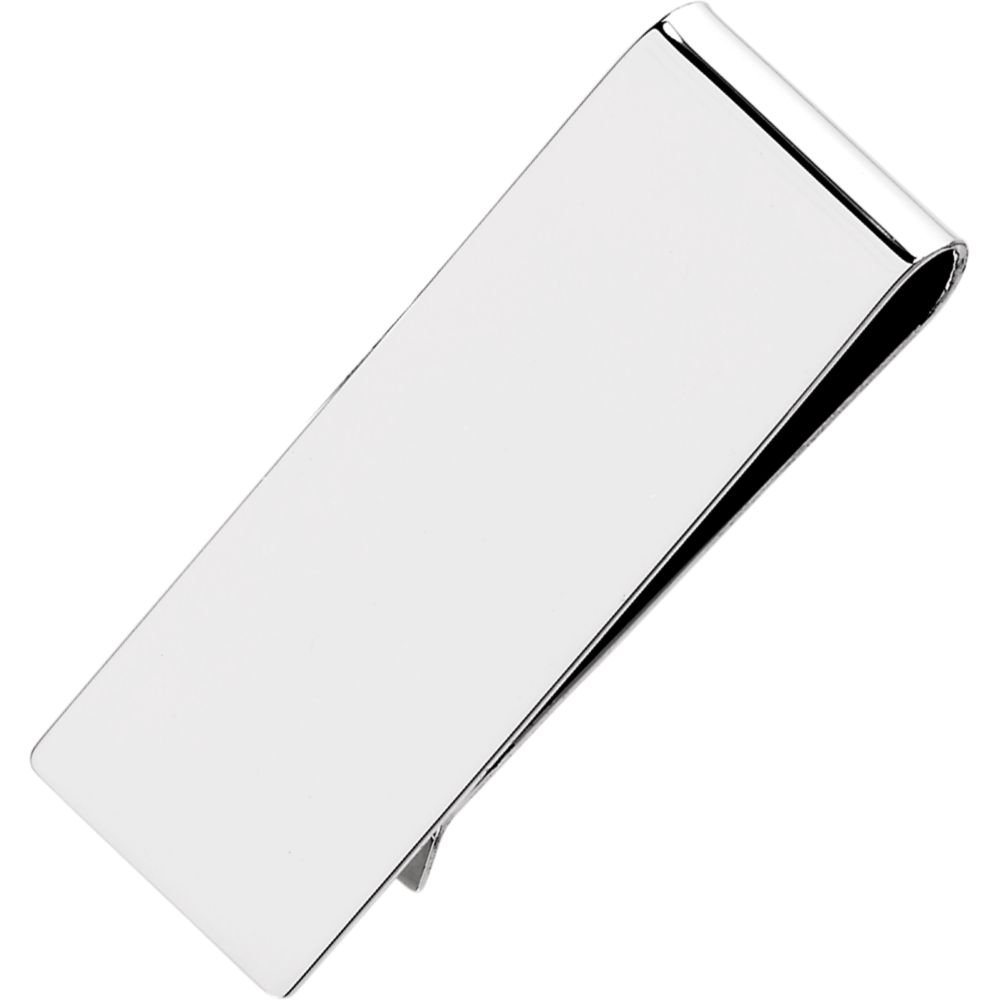 Bonyak Engravable Sterling Silver Money Clip for Men - Personalized Gift for Dad, Husband, Boyfriend - Perfect for Weddings, Anniversaries & Special Occasions